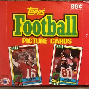 1990 Topps football Jumbo Cello pack box-24 packs